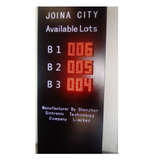 Parking space guidance outdoor led display 