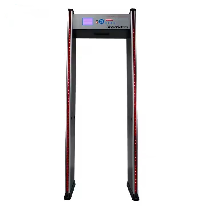 6 Zones LED Lighting Door Frame Metal Detector 