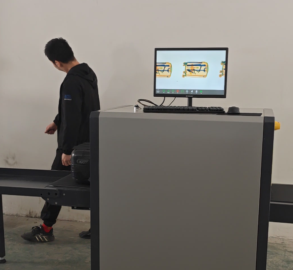 how does x ray baggage scanner work